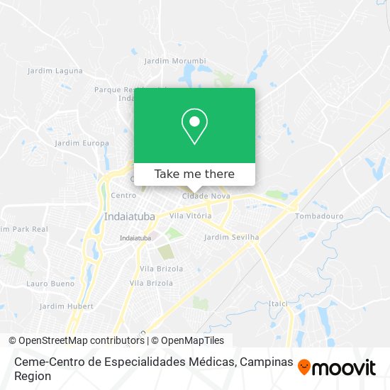 Ceme-Centro de Especialidades Médicas map