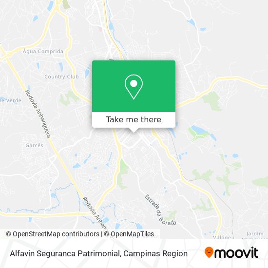 Alfavin Seguranca Patrimonial map