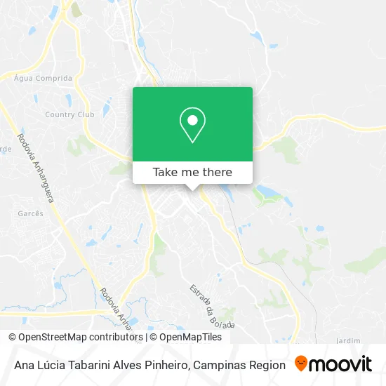 Ana Lúcia Tabarini Alves Pinheiro map