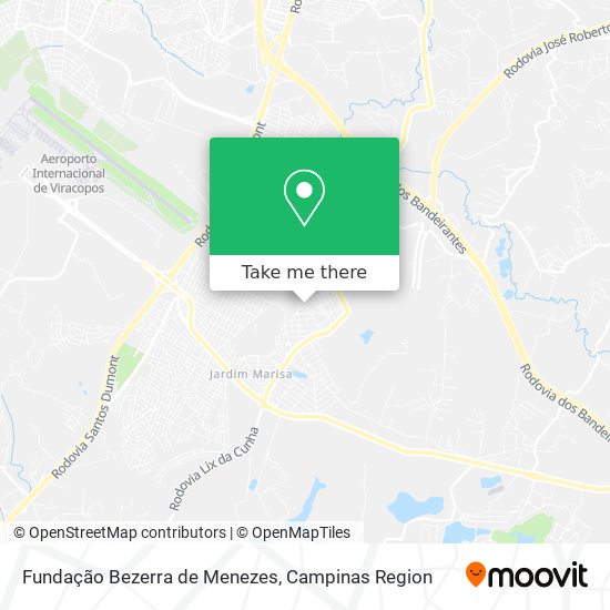 Fundação Bezerra de Menezes map