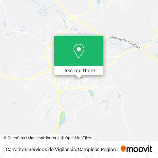 Carrantos Servicos de Vigilancia map