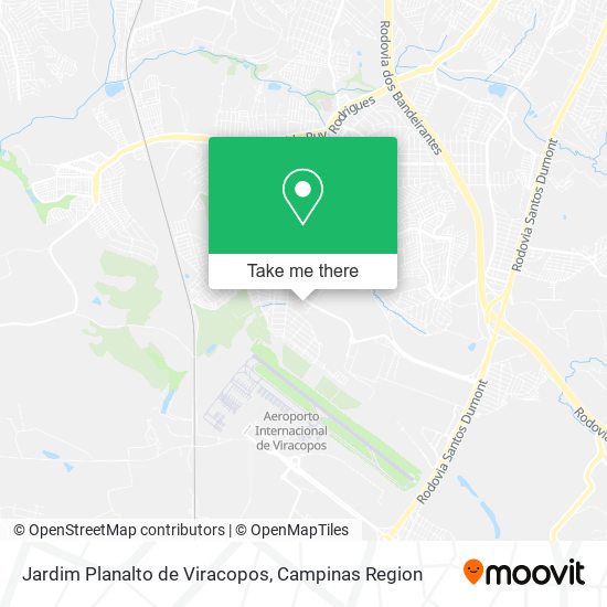 Mapa Jardim Planalto de Viracopos