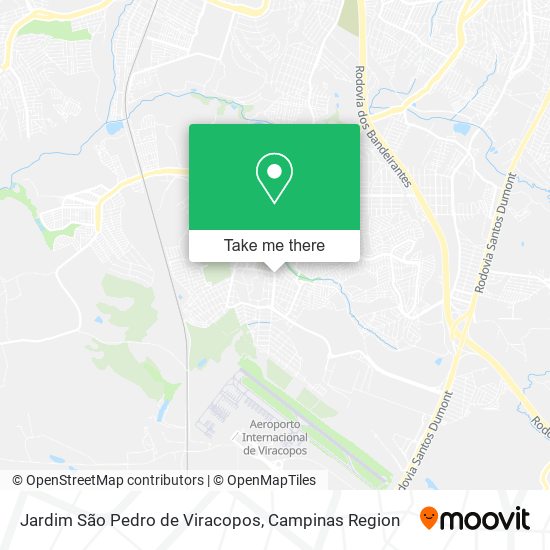 Jardim São Pedro de Viracopos map