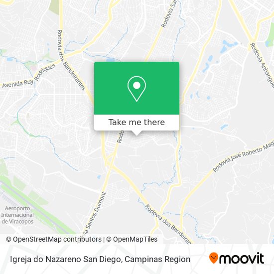 Igreja do Nazareno San Diego map