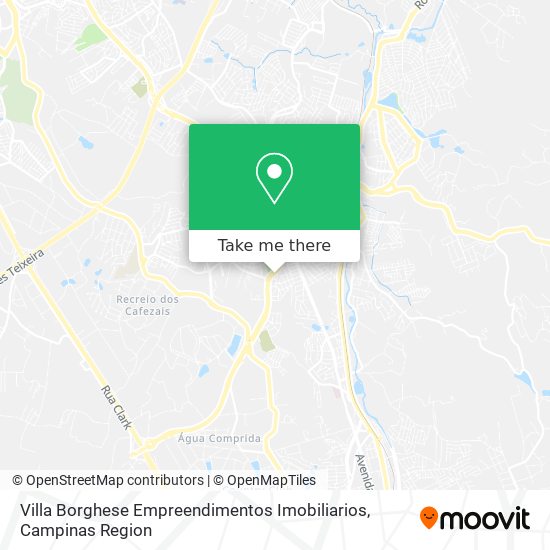 Villa Borghese Empreendimentos Imobiliarios map