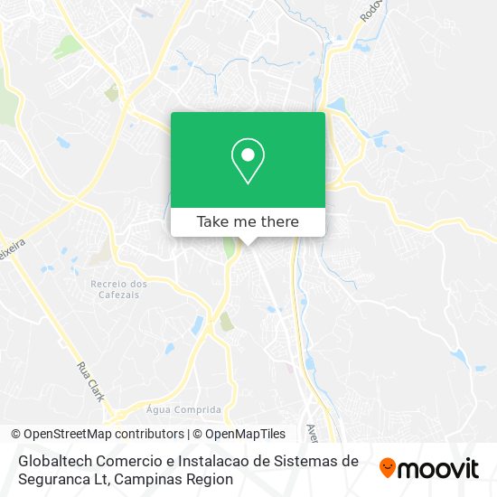 Mapa Globaltech Comercio e Instalacao de Sistemas de Seguranca Lt