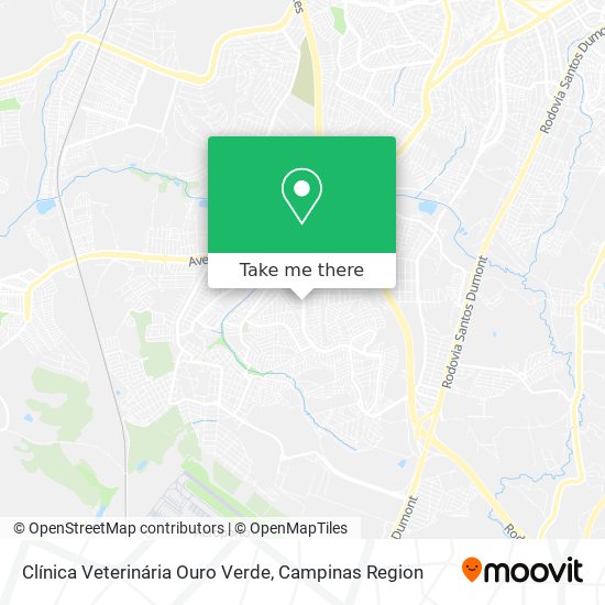 Clínica Veterinária Ouro Verde map