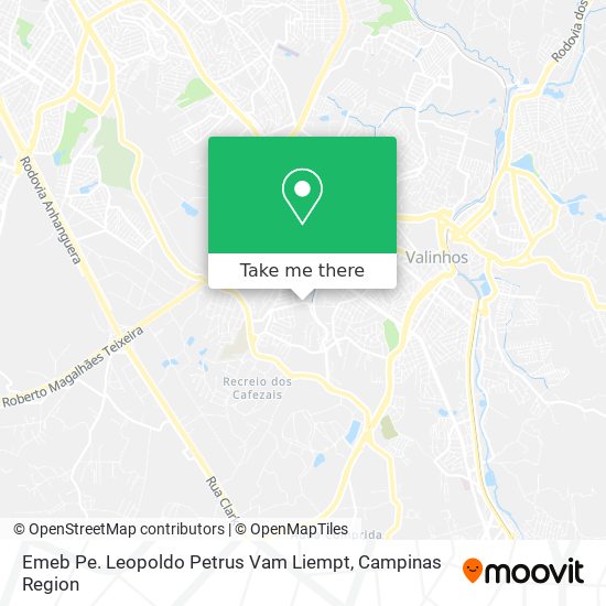 Emeb Pe. Leopoldo Petrus Vam Liempt map