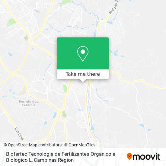 Mapa Biofertec Tecnologia de Fertilizantes Organico e Biologico L