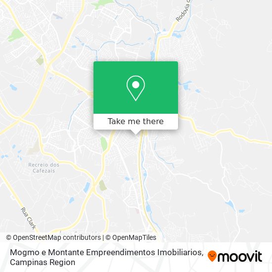 Mogmo e Montante Empreendimentos Imobiliarios map