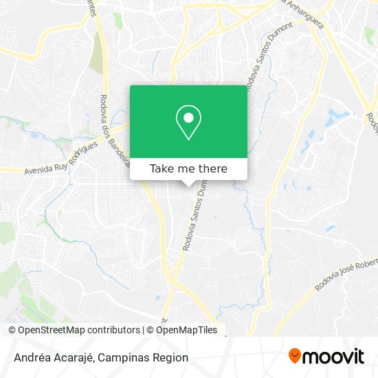 Andréa Acarajé map