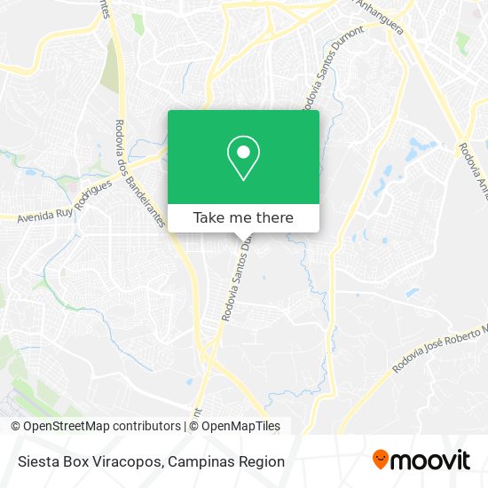 Siesta Box Viracopos map