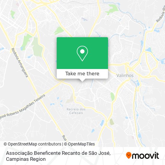 Associação Beneficente Recanto de São José map