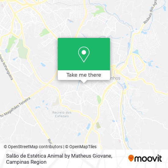 Salão de Estética Animal by Matheus Giovane map