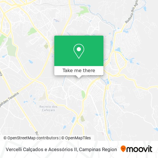 Vercelli Calçados e Acessórios II map