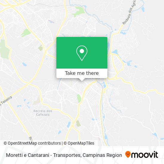 Moretti e Cantarani - Transportes map