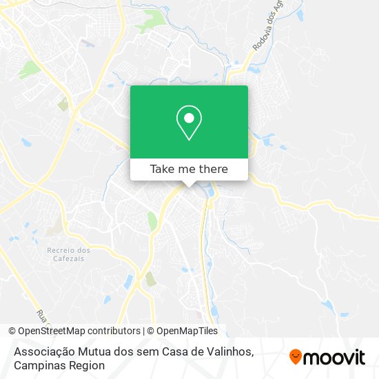 Associação Mutua dos sem Casa de Valinhos map