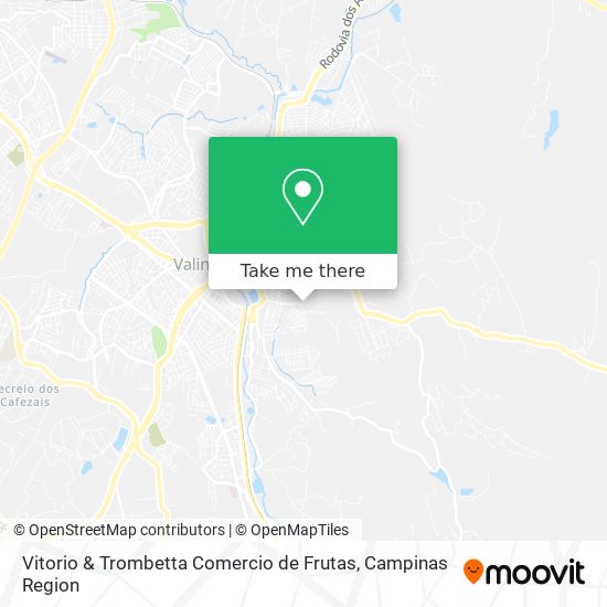 Vitorio & Trombetta Comercio de Frutas map