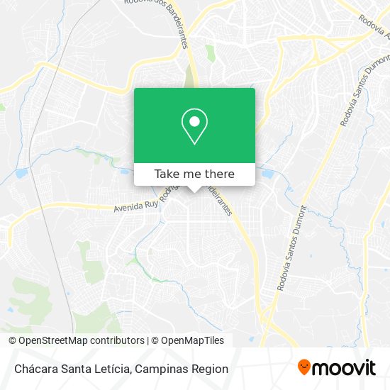 Chácara Santa Letícia map