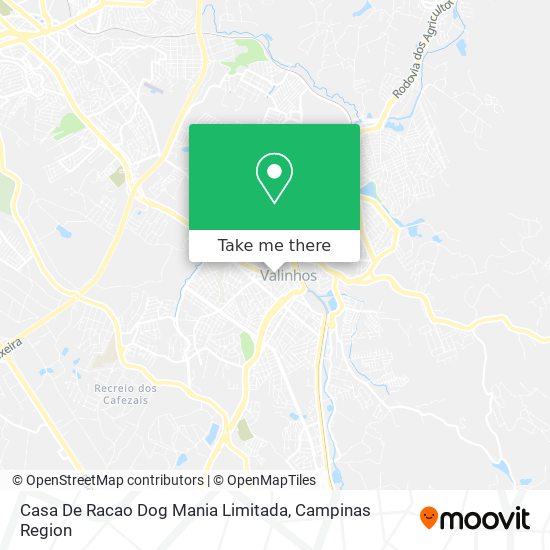 Mapa Casa De Racao Dog Mania Limitada