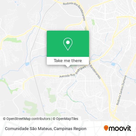 Comunidade São Mateus map