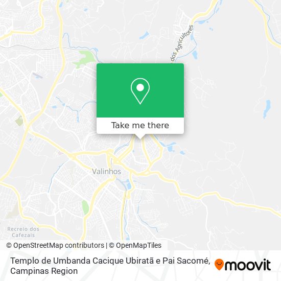 Templo de Umbanda Cacique Ubiratã e Pai Sacomé map