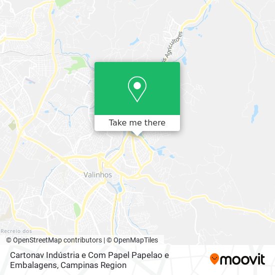 Cartonav Indústria e Com Papel Papelao e Embalagens map