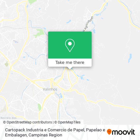 Cartopack Industria e Comercio de Papel, Papelao e Embalagen map