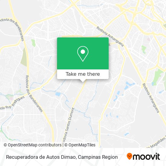 Recuperadora de Autos Dimao map