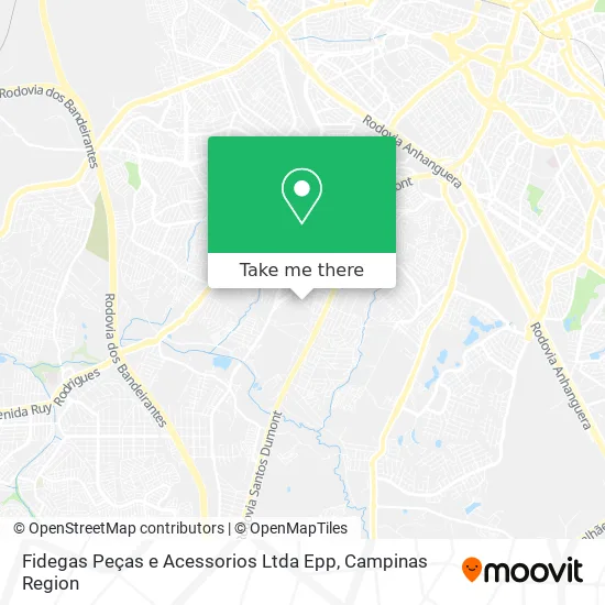Fidegas Peças e Acessorios Ltda Epp map