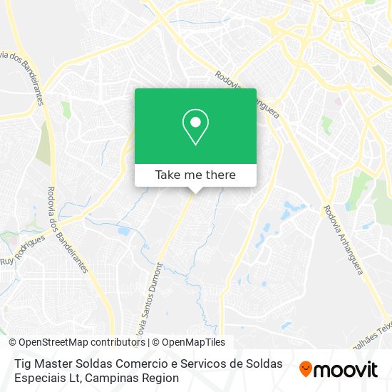 Tig Master Soldas Comercio e Servicos de Soldas Especiais Lt map