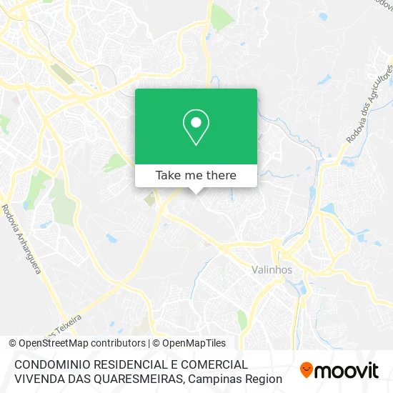 CONDOMINIO RESIDENCIAL E COMERCIAL VIVENDA DAS QUARESMEIRAS map