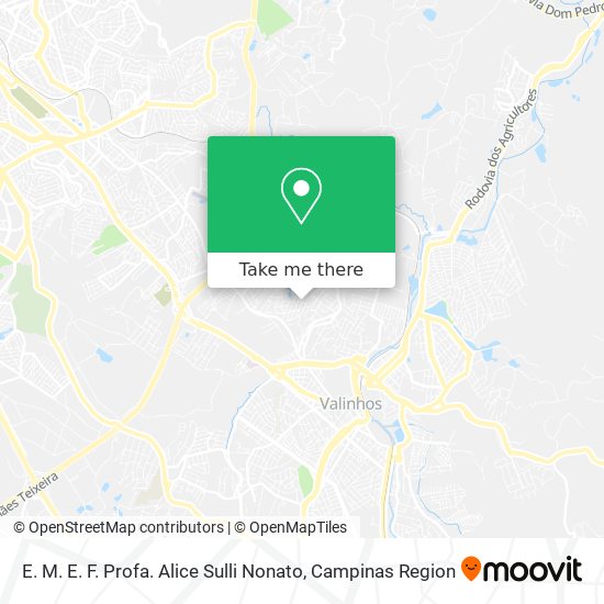 E. M. E. F. Profa. Alice Sulli Nonato map