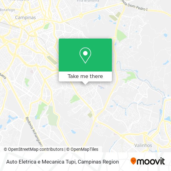 Auto Eletrica e Mecanica Tupi map