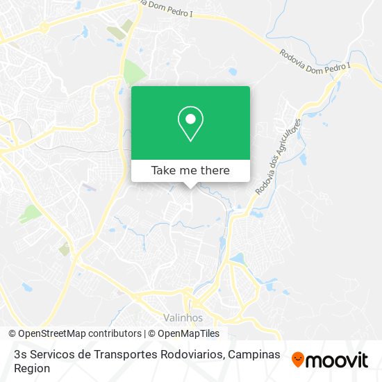 3s Servicos de Transportes Rodoviarios map