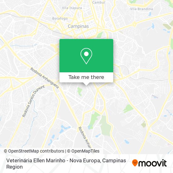 Veterinária Ellen Marinho - Nova Europa map