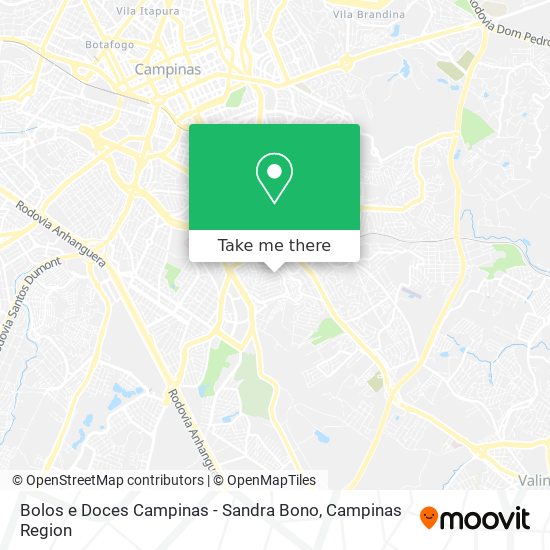 Bolos e Doces Campinas - Sandra Bono map