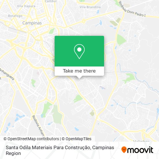 Mapa Santa Odila Materiais Para Construção