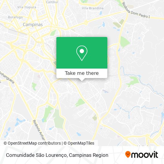 Comunidade São Lourenço map