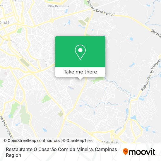 Restaurante O Casarão Comida Mineira map