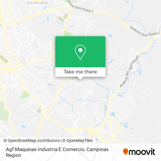 Agf Maquinas Industria E Comercio map