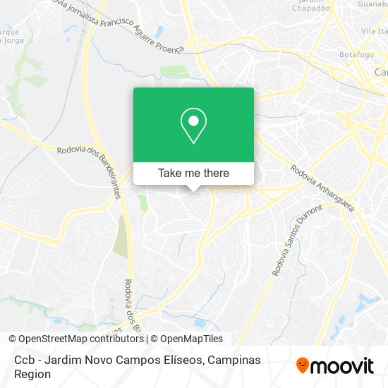 Mapa Ccb - Jardim Novo Campos Elíseos