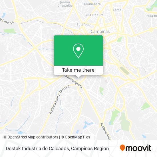 Destak Industria de Calcados map