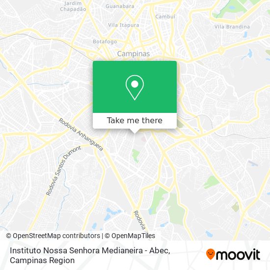 Instituto Nossa Senhora Medianeira - Abec map
