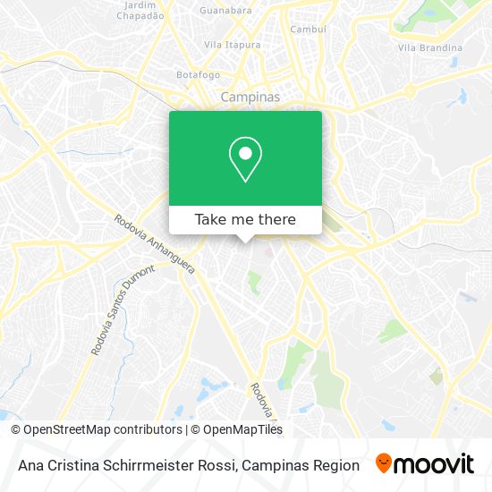 Ana Cristina Schirrmeister Rossi map