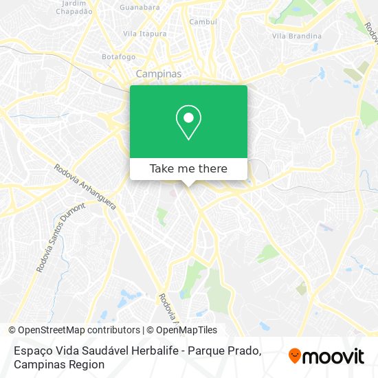 Espaço Vida Saudável Herbalife - Parque Prado map