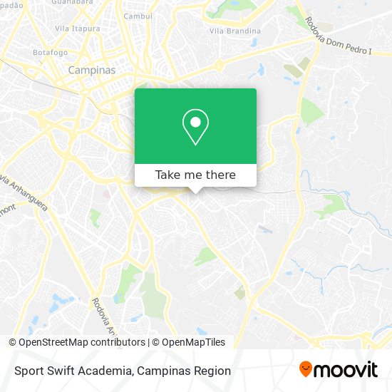 Sport Swift Academia map