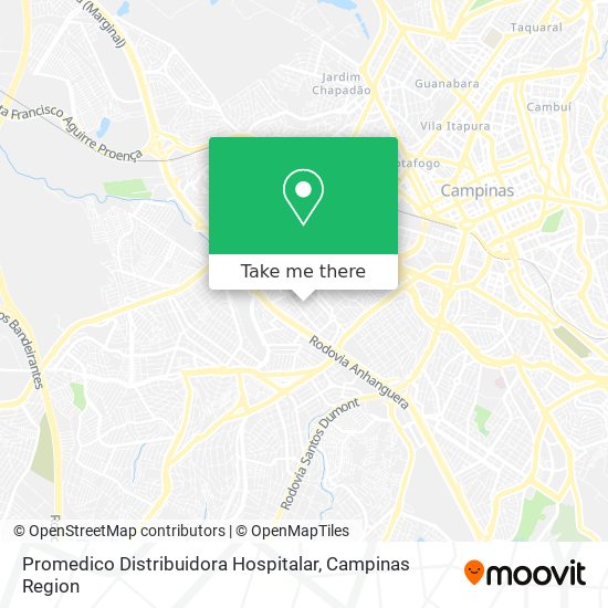 Promedico Distribuidora Hospitalar map