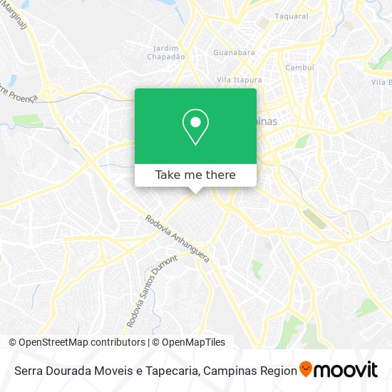 Serra Dourada Moveis e Tapecaria map