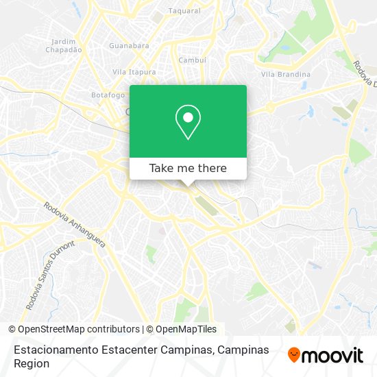 Estacionamento Estacenter Campinas map